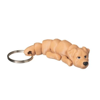 Brelok 3D labrador jasnobeżowe umaszczenie druk 3D